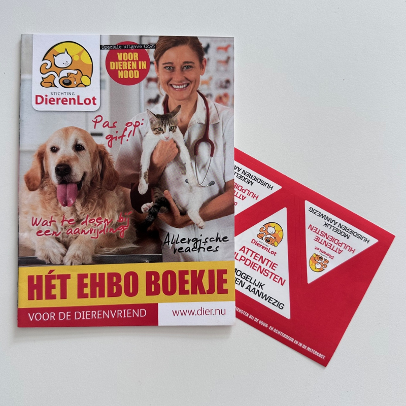 Actie: EHBO-boekje én waarschuwingssticker