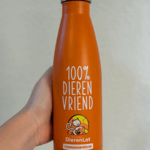 Oranje thermosfles van DierenLot