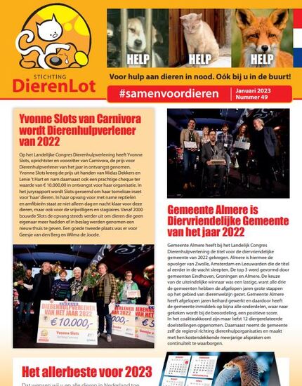 Nieuwsbrief januari 2023