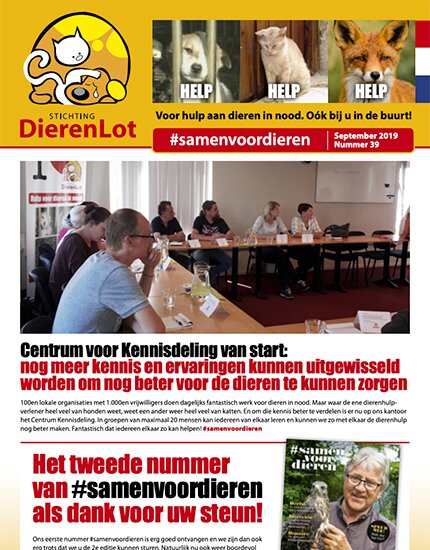 Nieuwsbrief september 2019