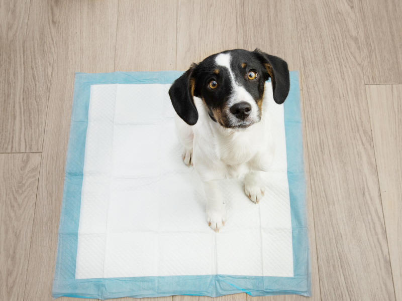 Hond plast in huis
