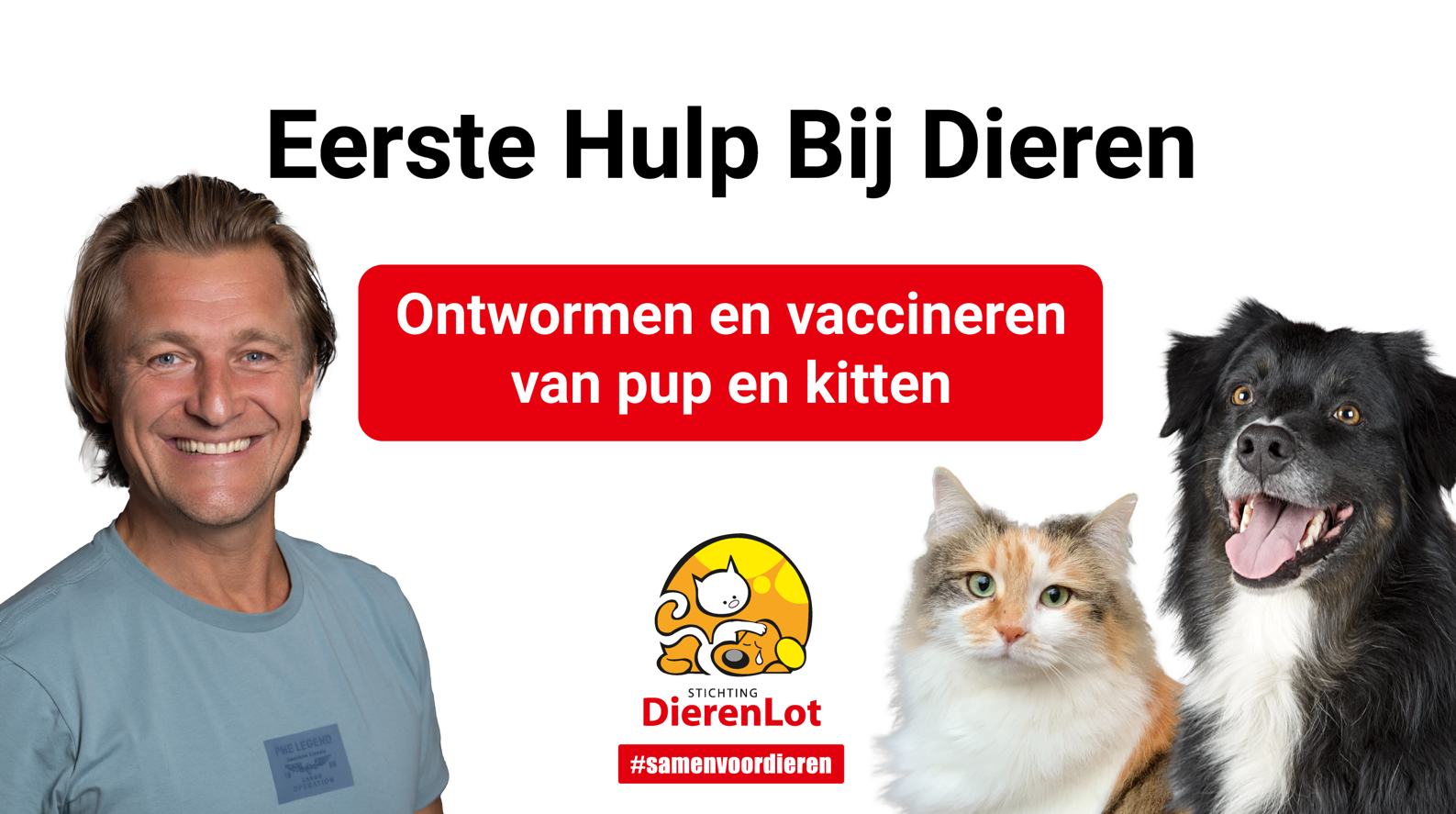 Eerste Hulp Bij Dieren - Ontwormen en vaccineren pup kitten