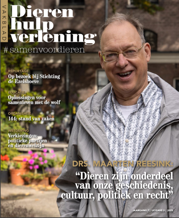 Vakblad Dierenhulpverlening jaargang 7, uitgave 5 cover