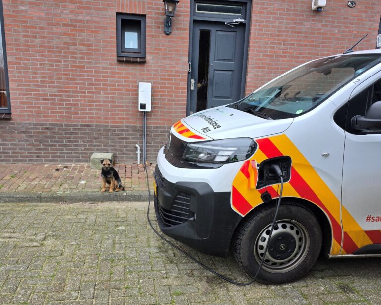 Laadpaal bij dierenambulance